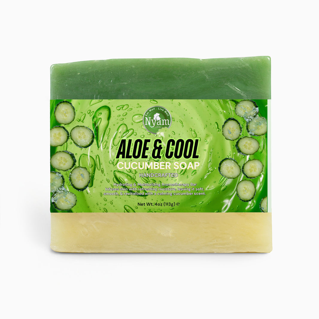 Jabón de aloe y pepino fresco: ¡revitalice su piel con el toque fresco de la naturaleza!