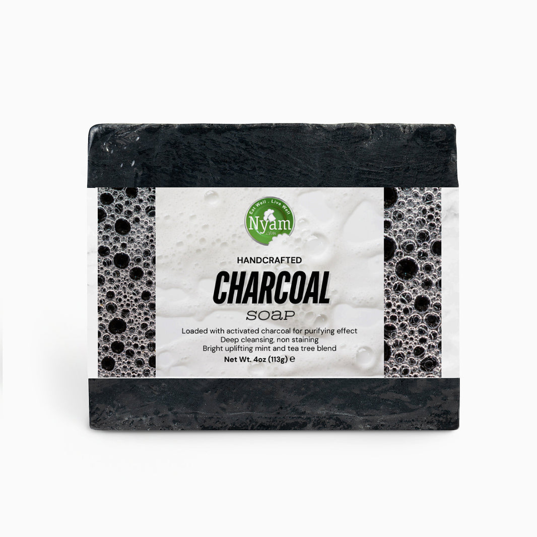 Handcrafted Charcoal Soap: Deep Cleansing & Detox for Radiant Skin.