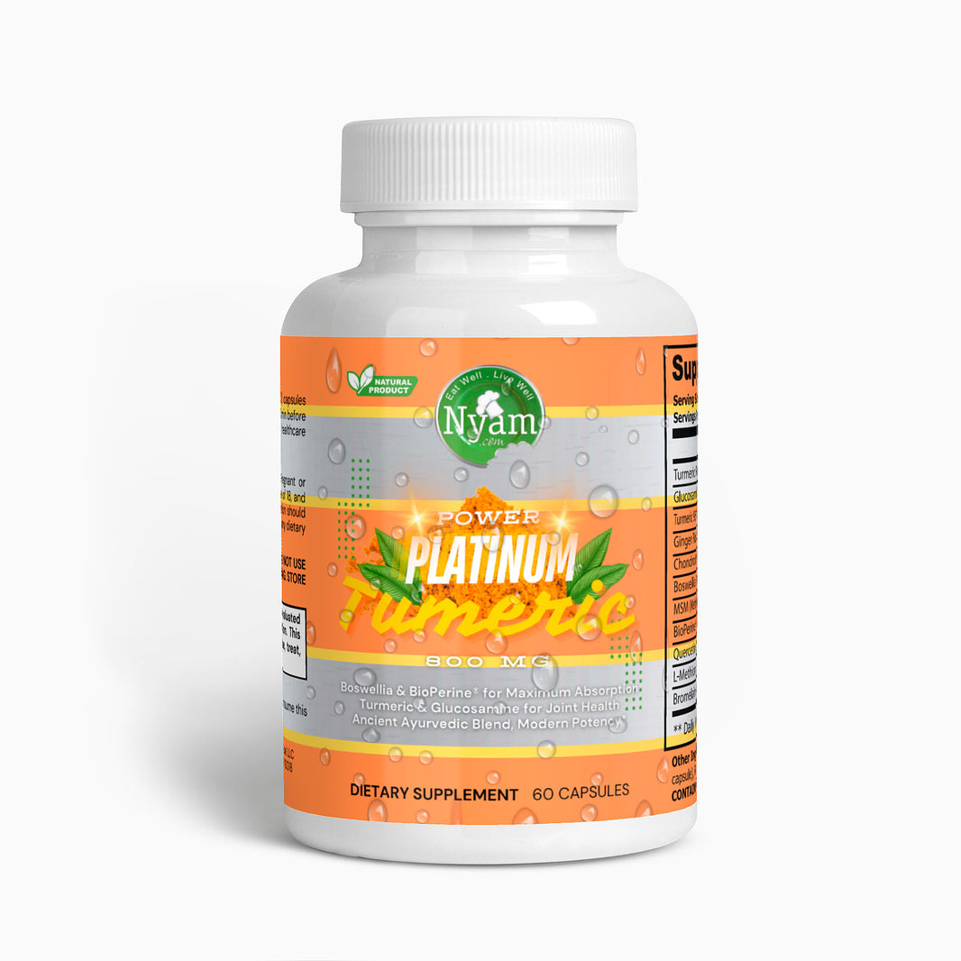 Cúrcuma Platinum: apoyo avanzado para las articulaciones y la inflamación con glucosamina, boswellia y BioPerine®