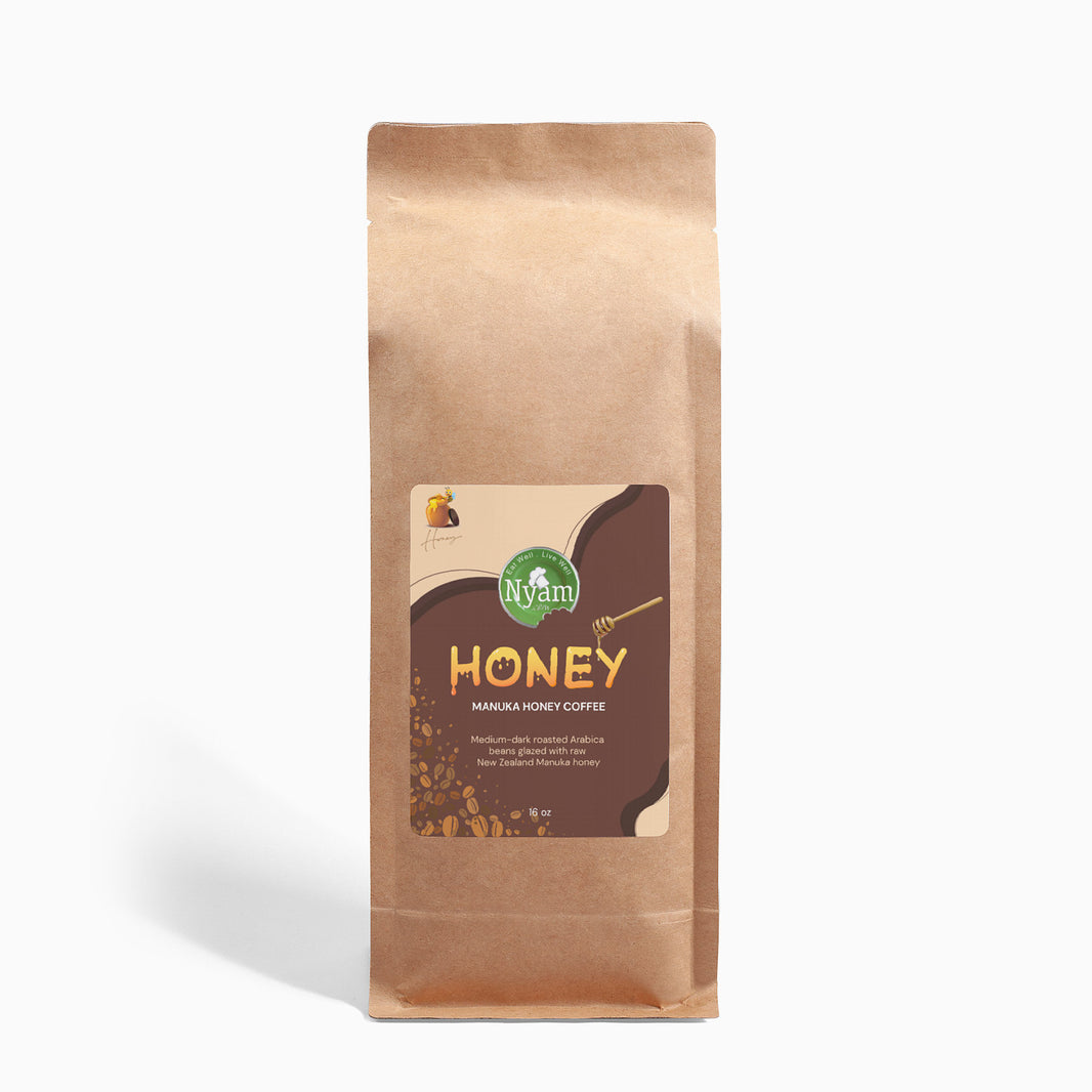 Manuka Honey Coffee: Naturally Sweet & Rich (16oz)