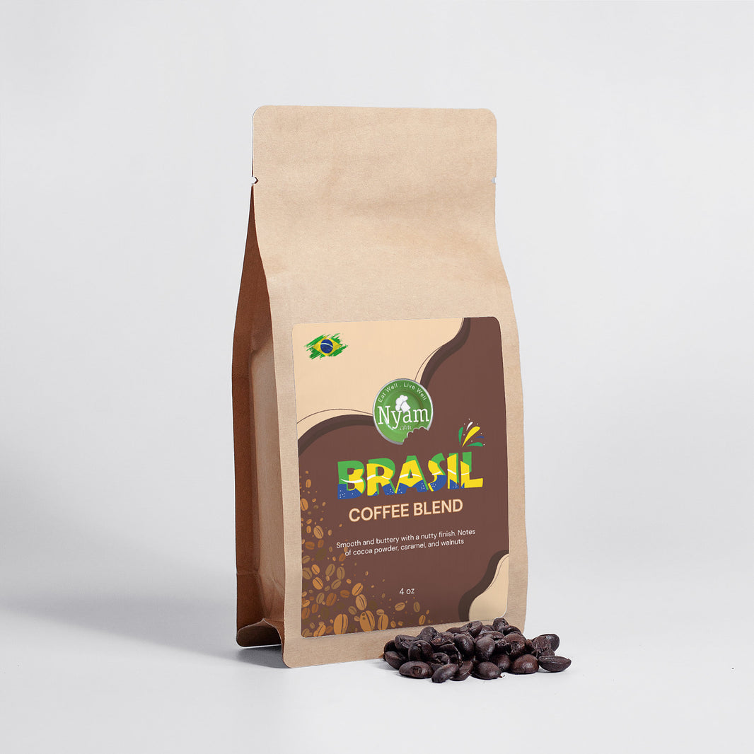 Brazilian Coffee Blend: Bold, Smooth & Rich Flavor (4oz).