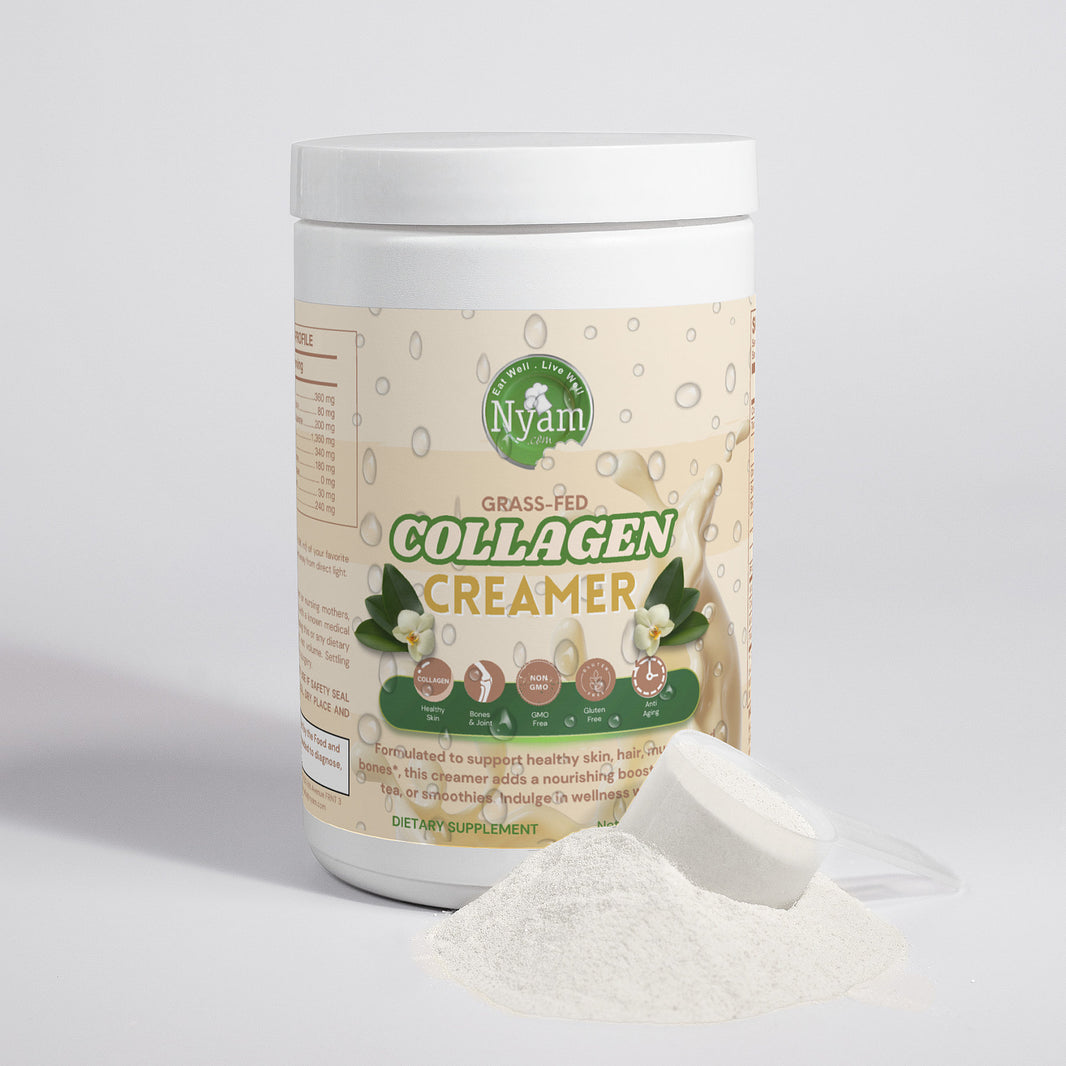 Vanilla Grass-Fed Collagen Creamer – Nourish Your Skin, Strengthen Your Hair, and Fuel Your Body with Every Sip