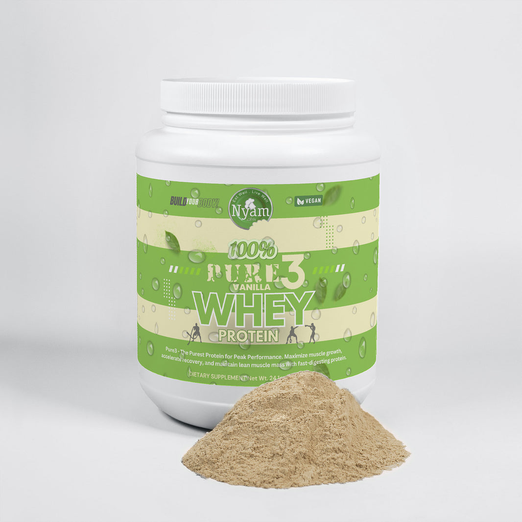 Pure3 Vanilla Whey Isolate – The Purest Protein for Peak Performance Maximize muscle growth, accelerate recovery, and maintain lean muscle mass with fast-digesting protein.