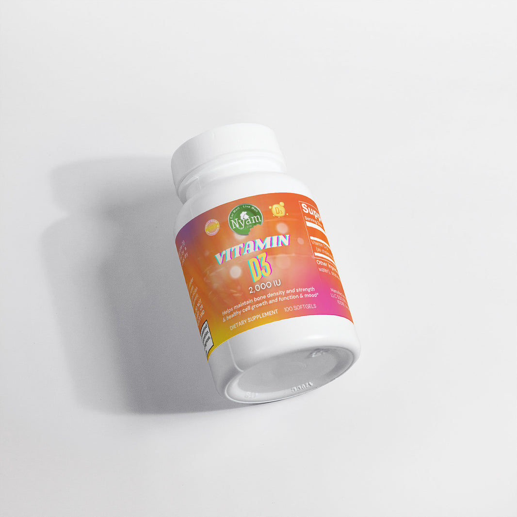 Vitamin D3 (2,000 IU): Sunshine in a Bottle - Power Your Bones, Muscles & Mood.